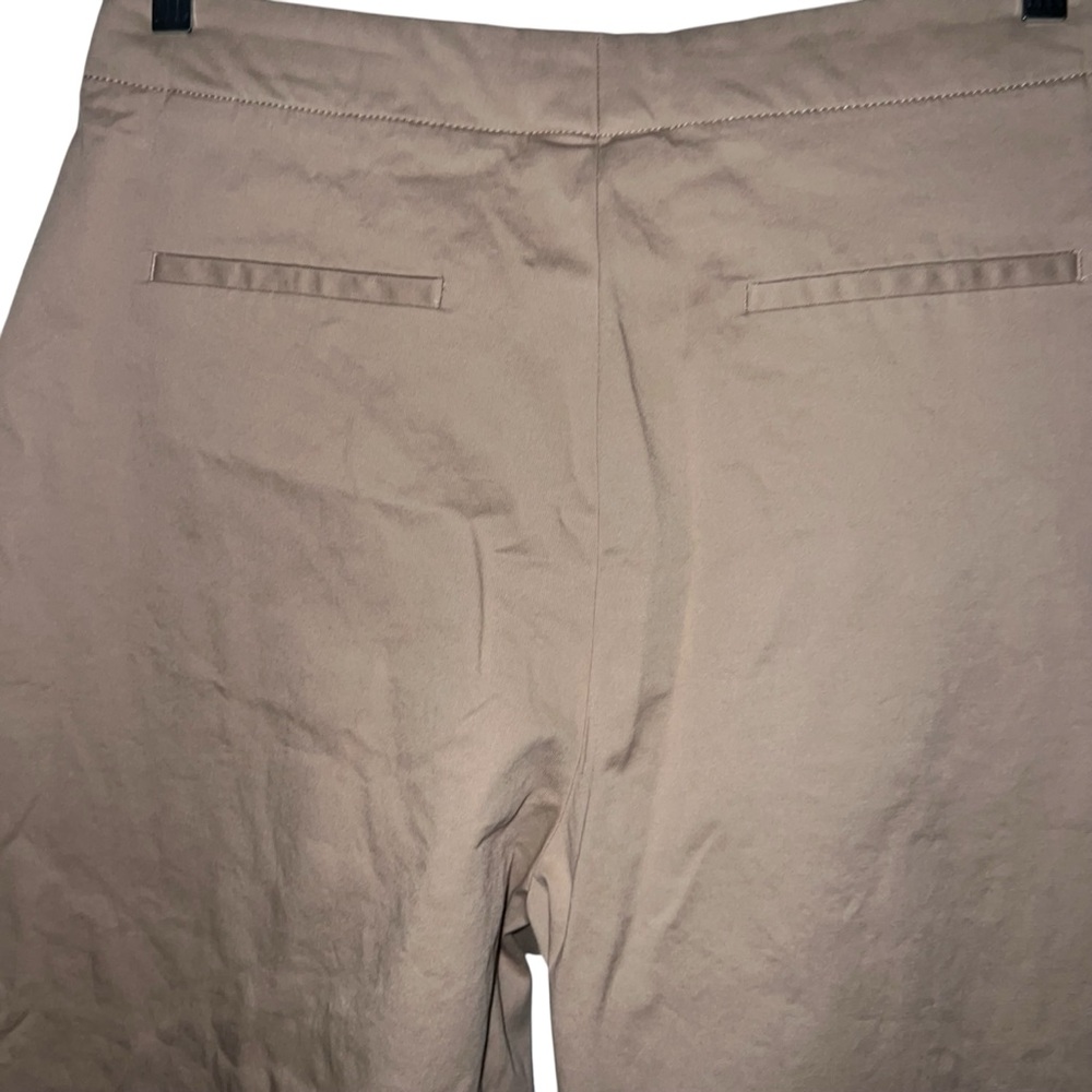 Zara Tan High Waisted Pleated Ankle Pants Size L - Picture 11 of 14